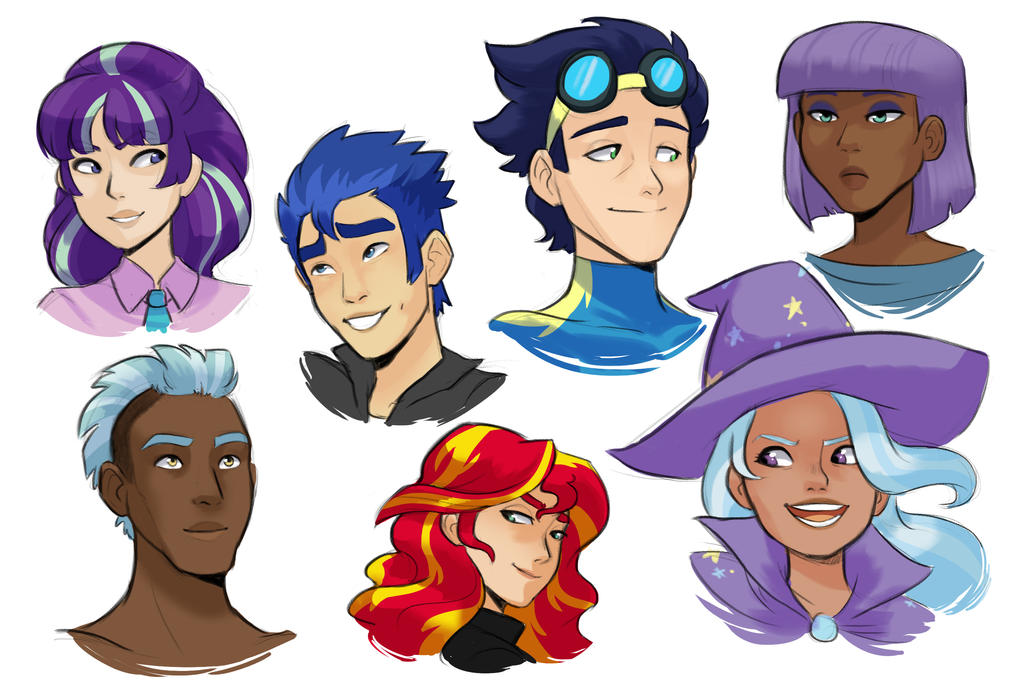 Human!Side Character Headshots