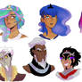 Human!Princesses and Villains Headshots