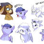 Goat/Ponysona Doodles