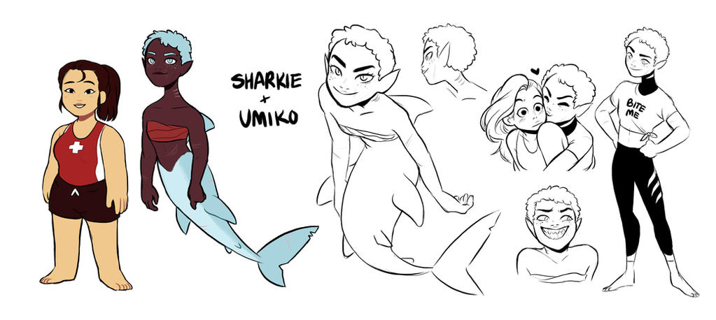 Sharkie and Umiko