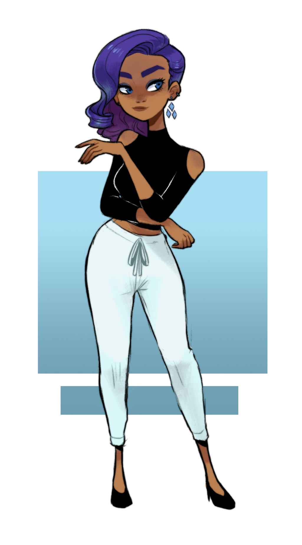 Human!Rarity by kianamai on DeviantArt