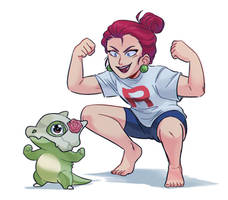 Jessie and Cubone