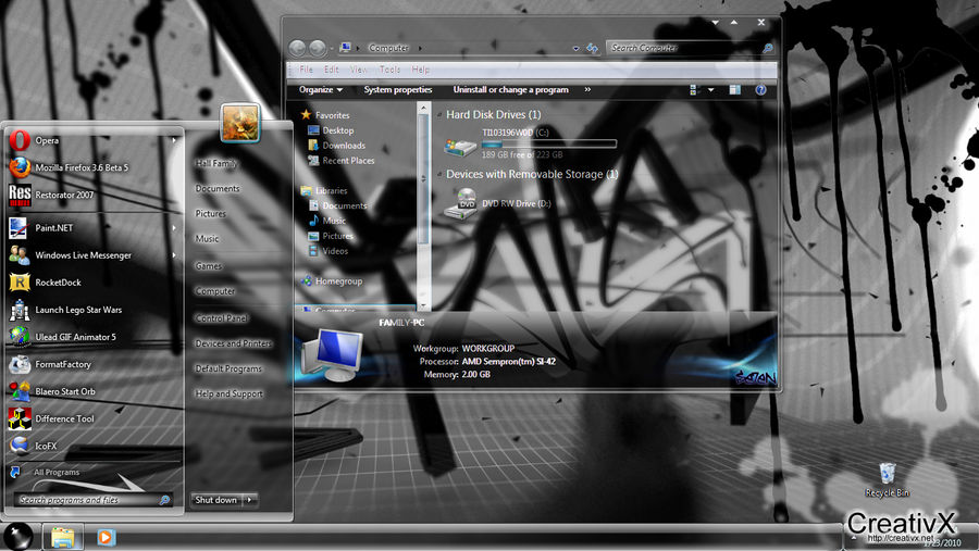 InnerCity - theme for win 7