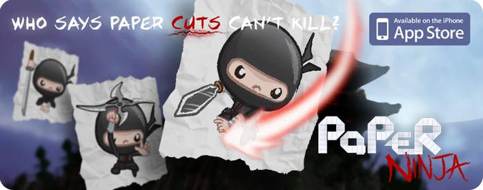 Paper Ninja - Promo banner