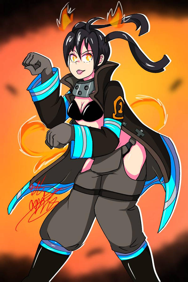 Tamaki Kotatsu Fire Force by SourPunchAmbi on DeviantArt