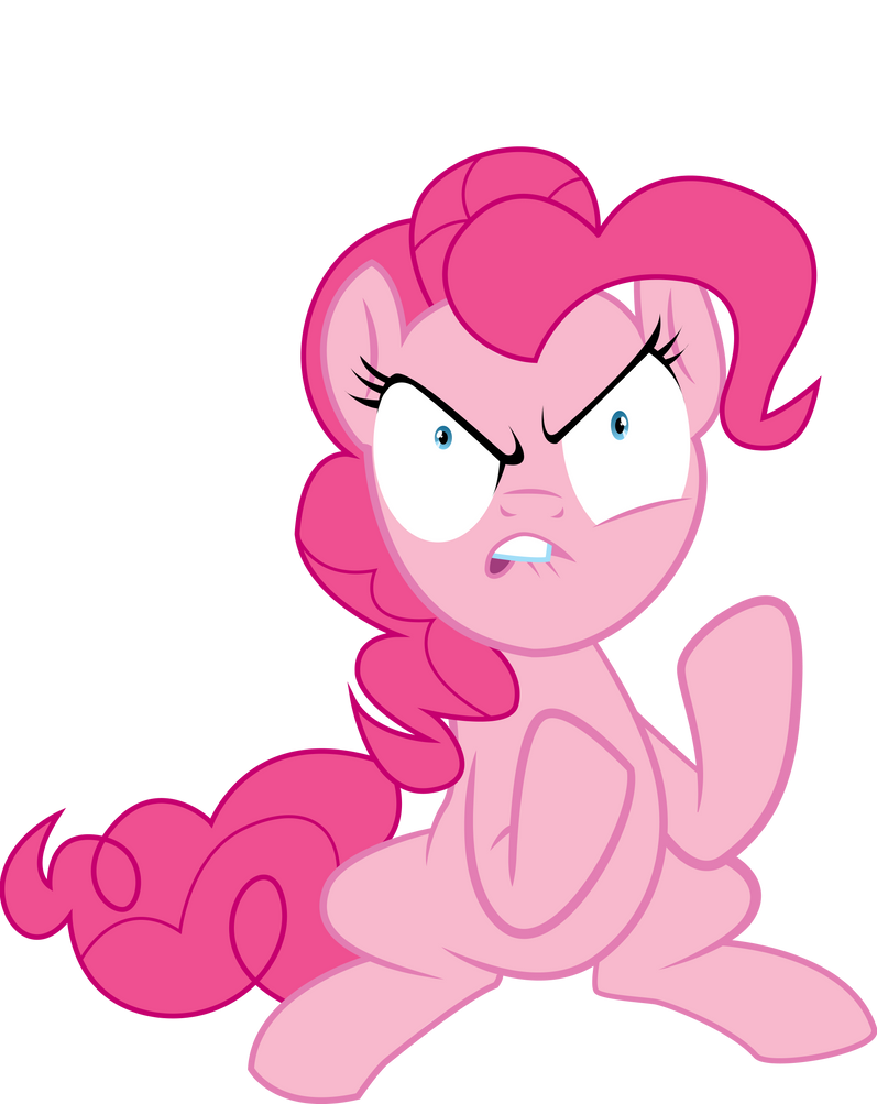 Pink Roughie Pinkie Rage by SparkPonies on DeviantArt