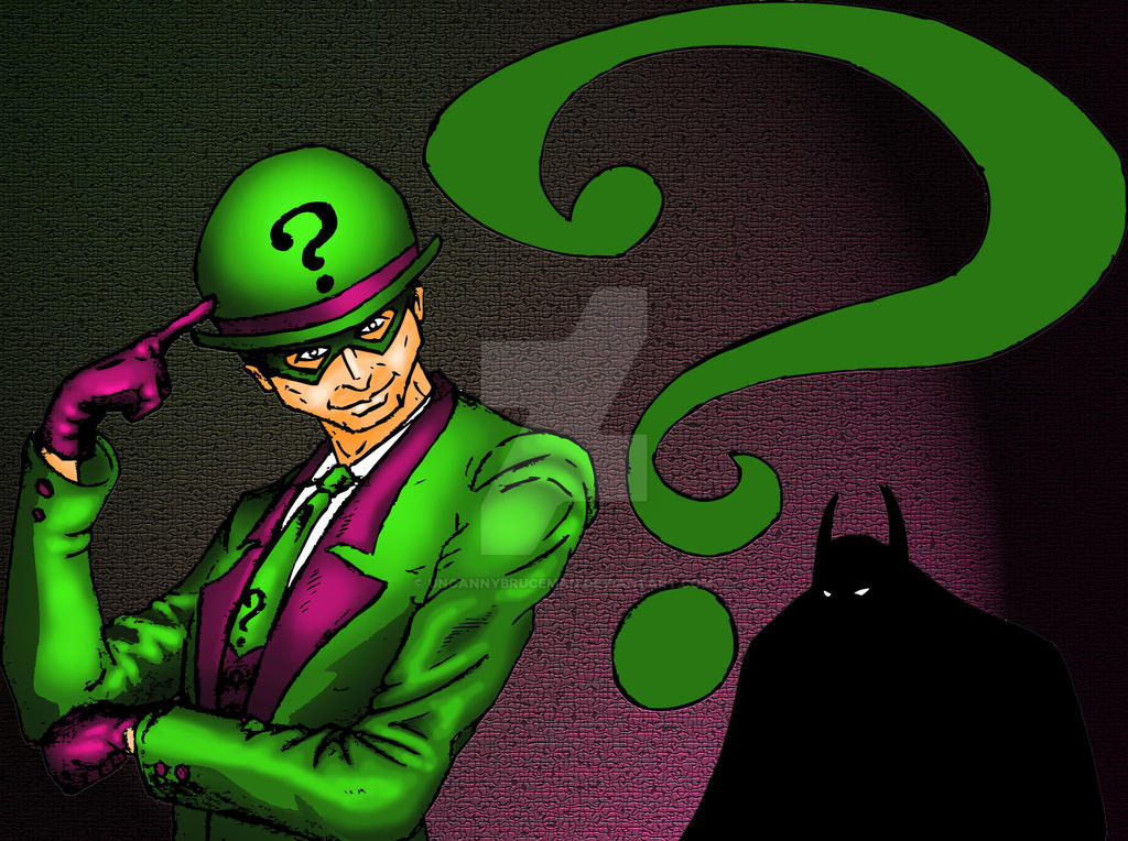 Riddler color treated by UncannyBruceman on DeviantArt