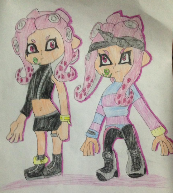 Splatoon 2: The New Neon Pink Octoling, Sherry by Fairy27Main on DeviantArt