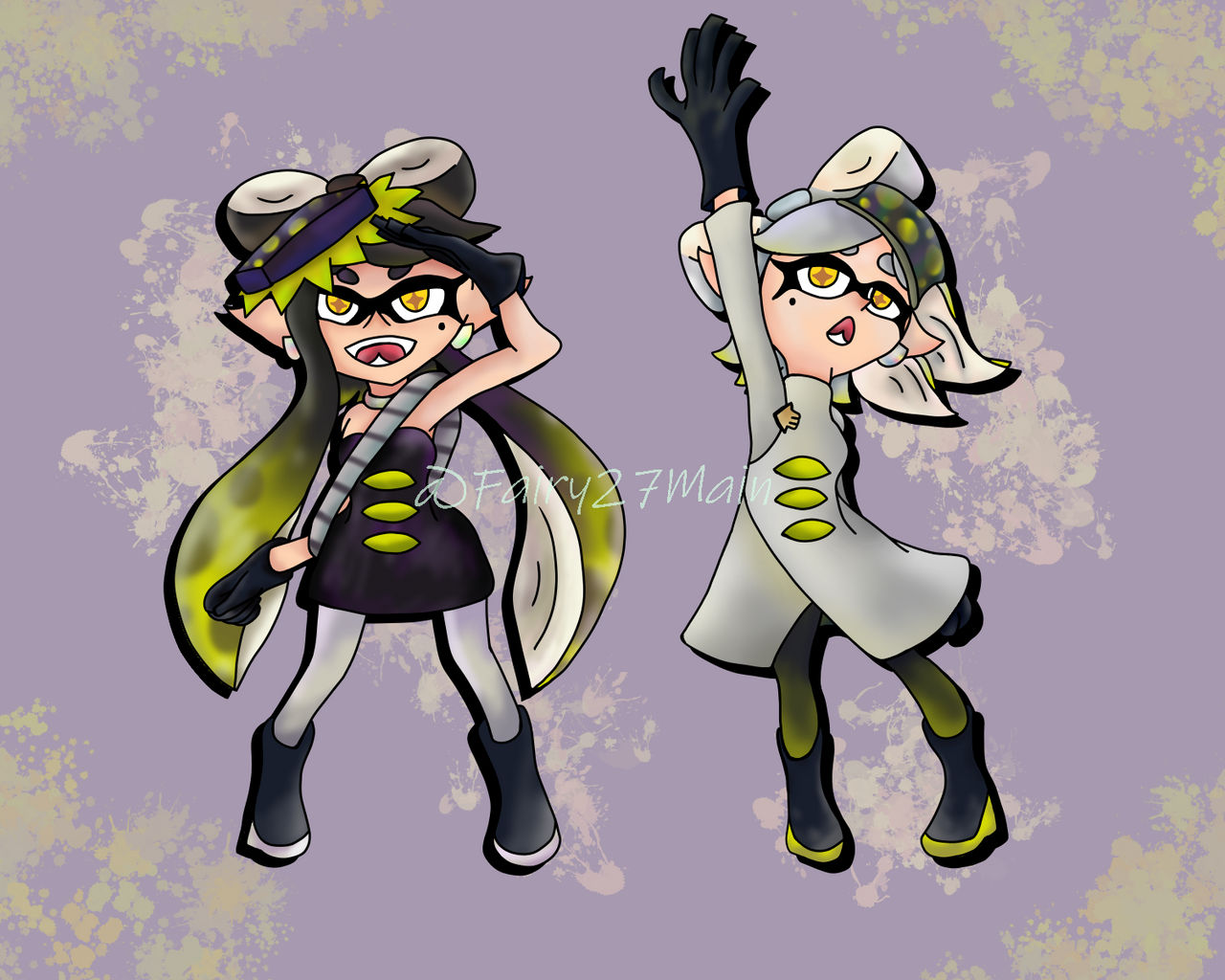 Splatoon Angst Splatoon: Alterna Squid Sisters by Fairy27Main on DeviantArt