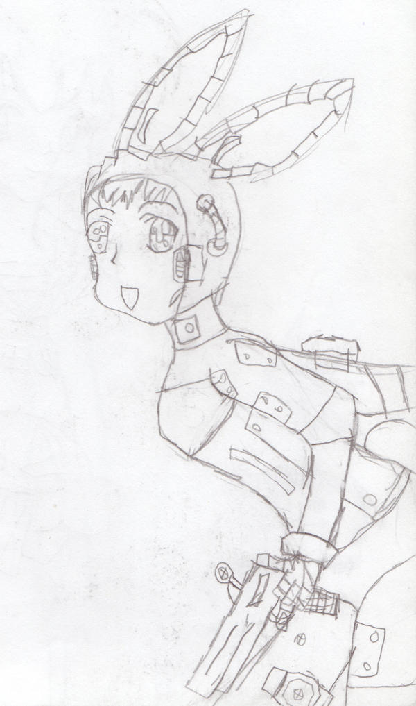 Robo Rabbit Girl Robot Bunny Girl by Emiayu on DeviantArt
