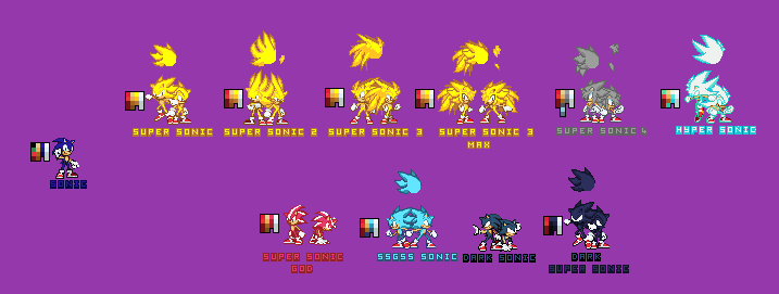 Sonic Chaos Sprites Better Colors by PixelMuigio44 on DeviantArt