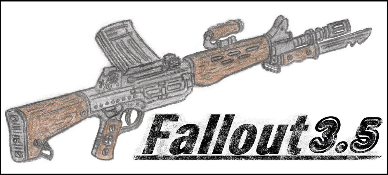 Fallout 4 assault rifle redesign by TJ-Nissinen on DeviantArt
