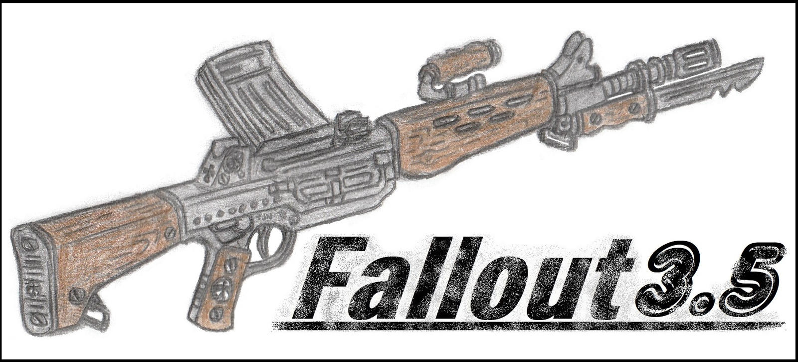 Fallout 4 assault rifle redesign by TJ-Nissinen on DeviantArt