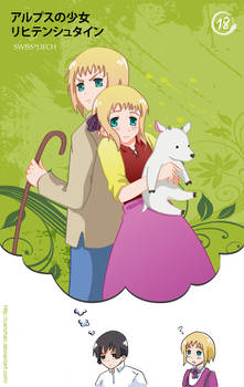 Hetalia: Liech and Swiss