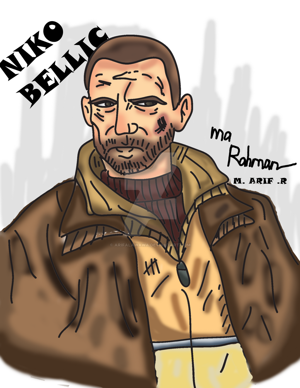 Niko Bellic (according to ai) by SmellyCornwall on DeviantArt