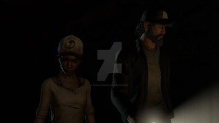 Clementine and Kenny - Walking Dead New Frontier