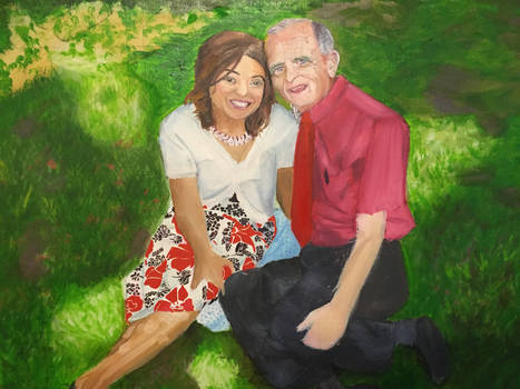 Roger and Nelida -Couple Portrait- W.I.P.