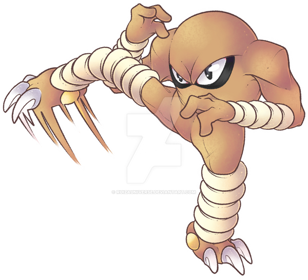 106 - Hitmonlee by RuizaUniverse on DeviantArt