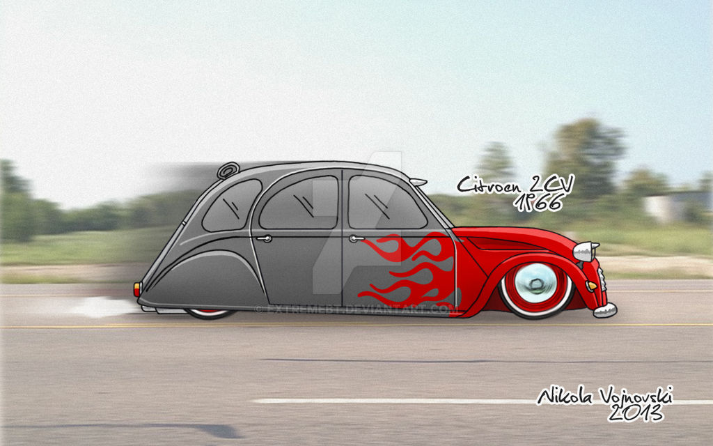 Citroen 2CV by extremebt on DeviantArt