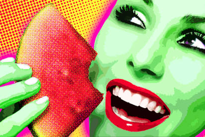 Pop Art Watermelon