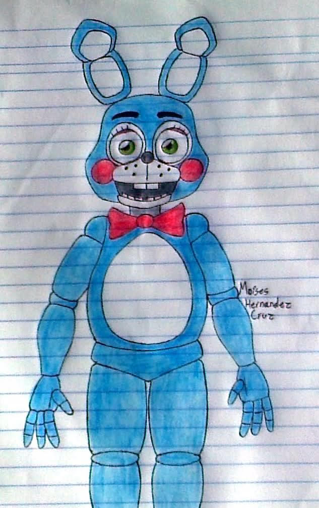 Toy Bonnie drawing by Moicruz on DeviantArt