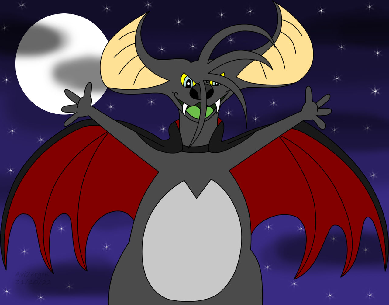 Vampire Bat by AviZergen on DeviantArt