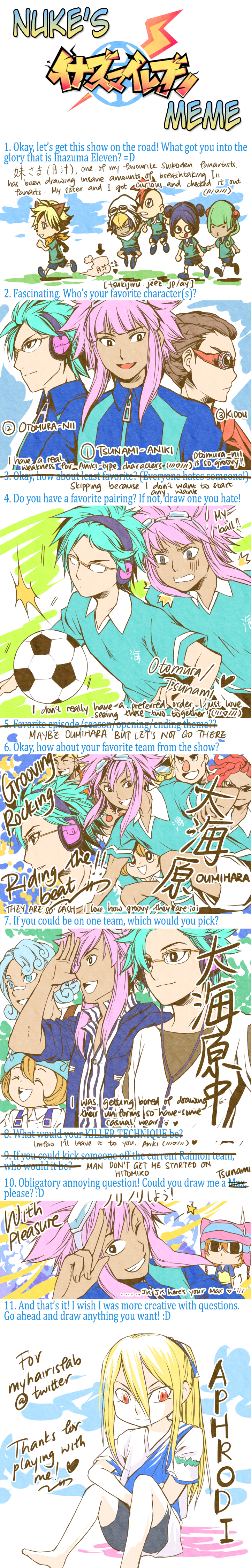 Inazuma Eleven Art Meme