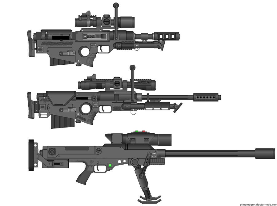 EDF AM Sniper Rifles by dronner66 on DeviantArt