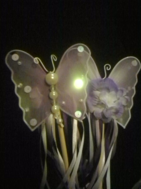 butterfly fairy wands