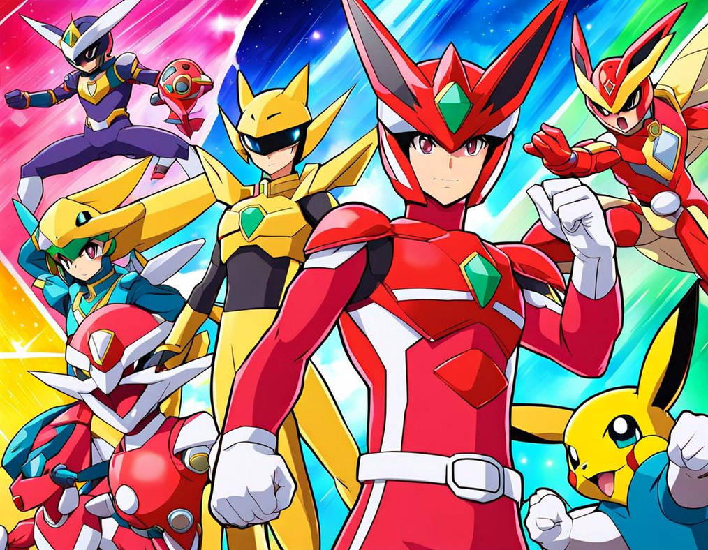 Sentai Pi Pokemon sentai pikaranger by ArthurJamesHawkins on DeviantArt