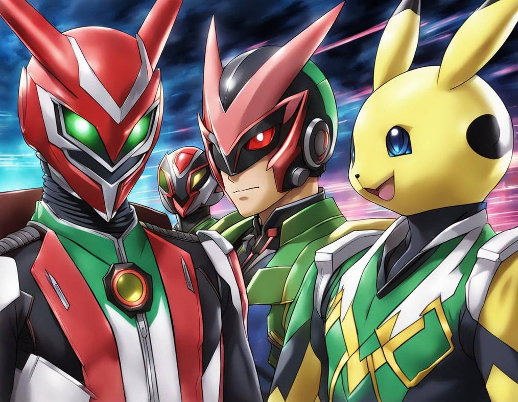 Kamen rider pikachu by ArthurJamesHawkins on DeviantArt