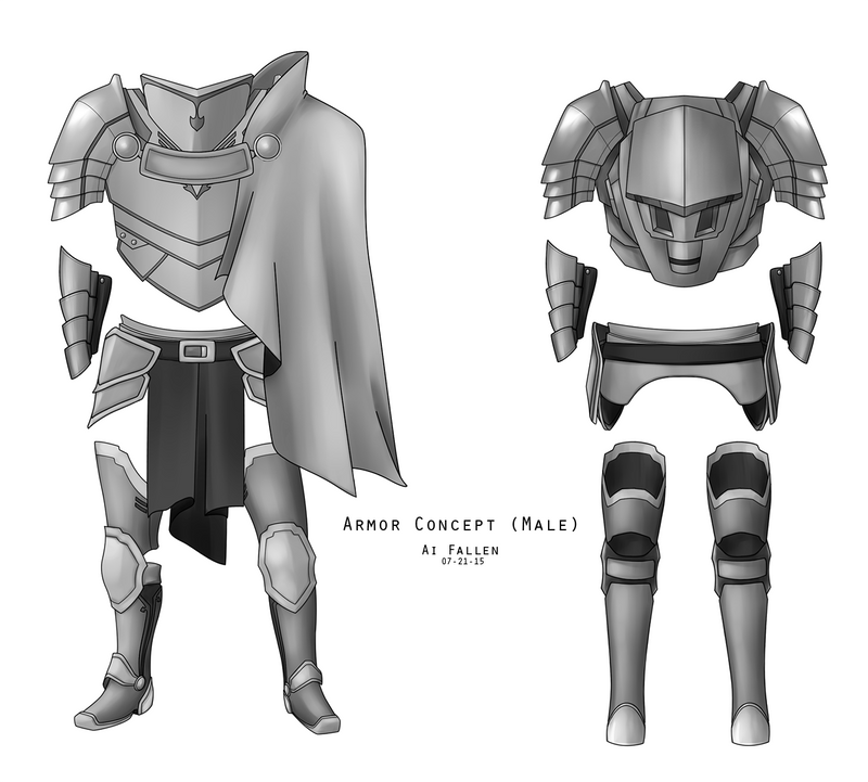 Armor Concept (Male) With Cape