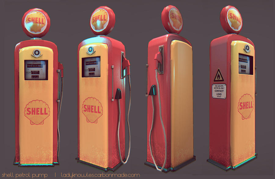 Shell Petrol Pump by teenagephoenix on DeviantArt