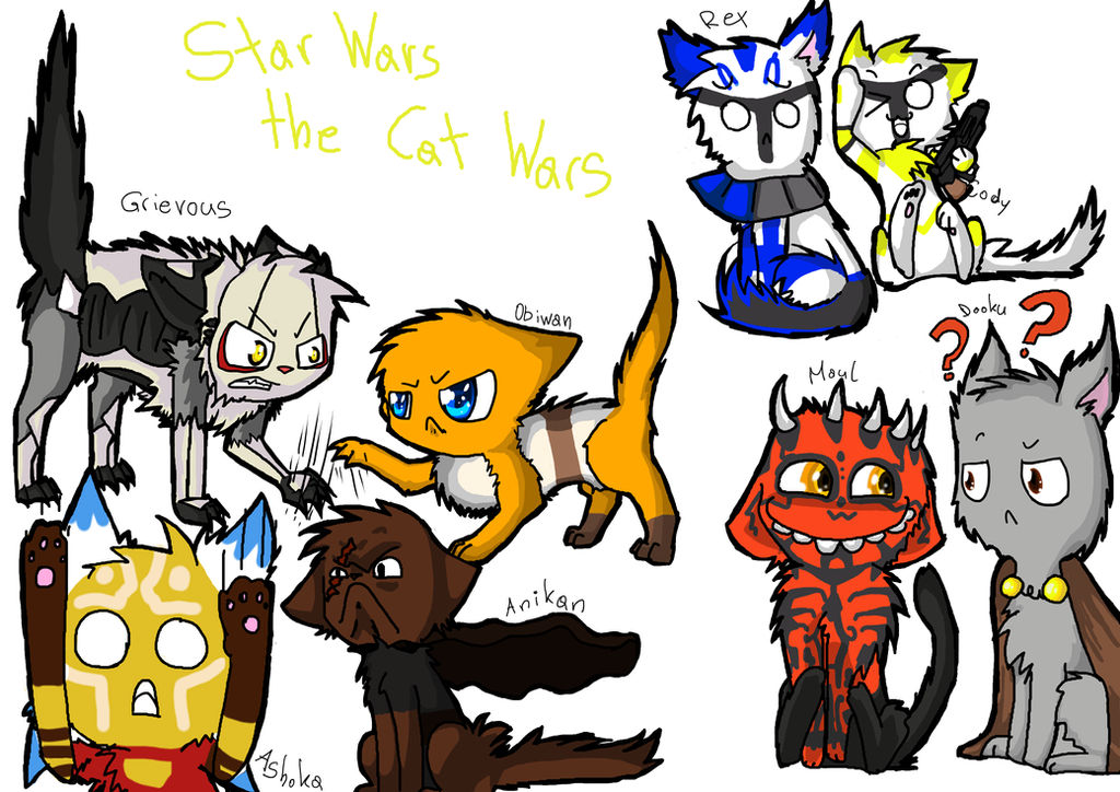 Star Wars the Clone Wars in Cats