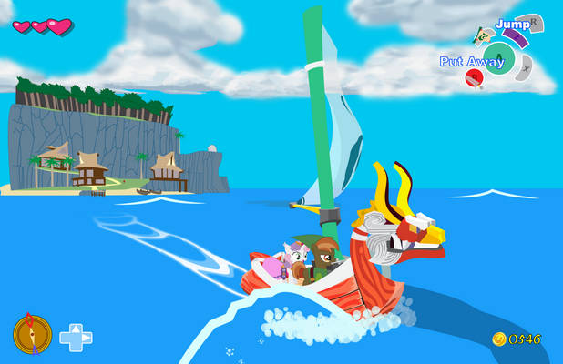 Button Mash in LoZ: The Wind Waker