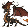 Male Magma (fire and earth element) Dragon Adopt