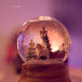 Christmas in a globe