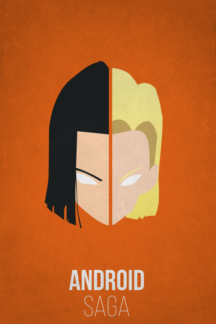 Dragon Ball Z - Android Saga 'Split' Poster v2 by jaguarxj13 on DeviantArt