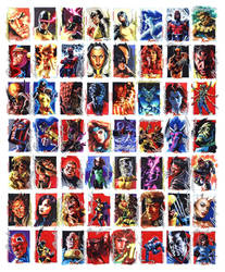 X-men Archives sketchcards