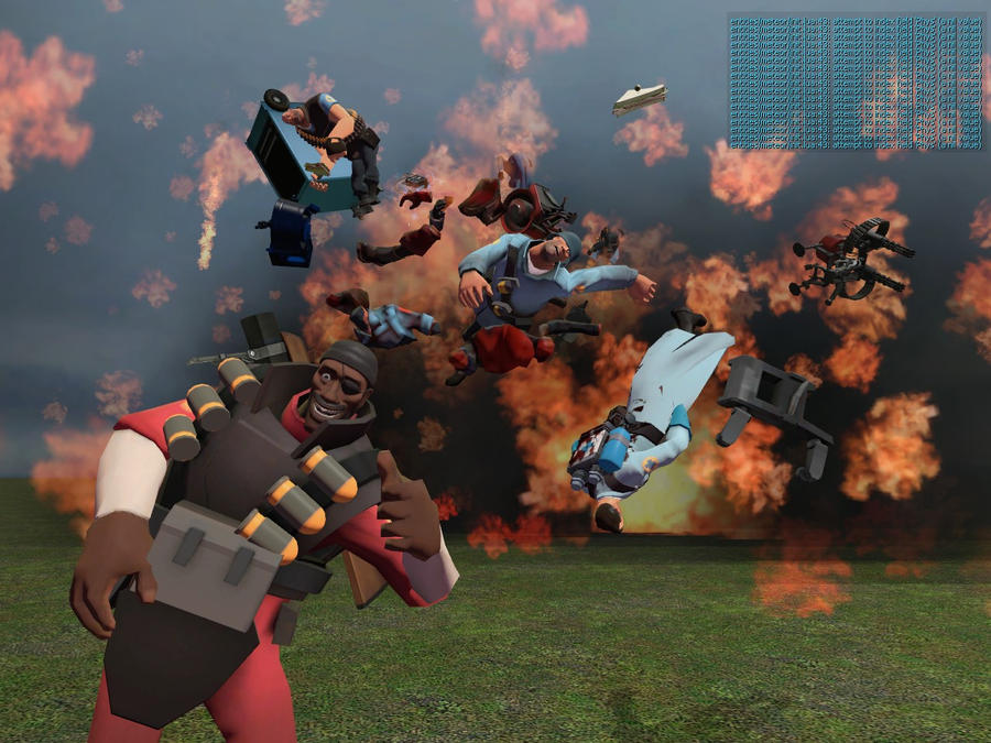 Demoman loves his explosives