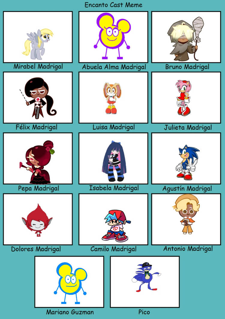 Recast Deviantart Base Encanto recast by cartoonlover325 on DeviantArt
