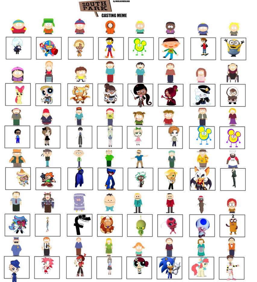 Ruby Chowder Recast Deviantart The new south park recast by cartoonlover325 on DeviantArt
