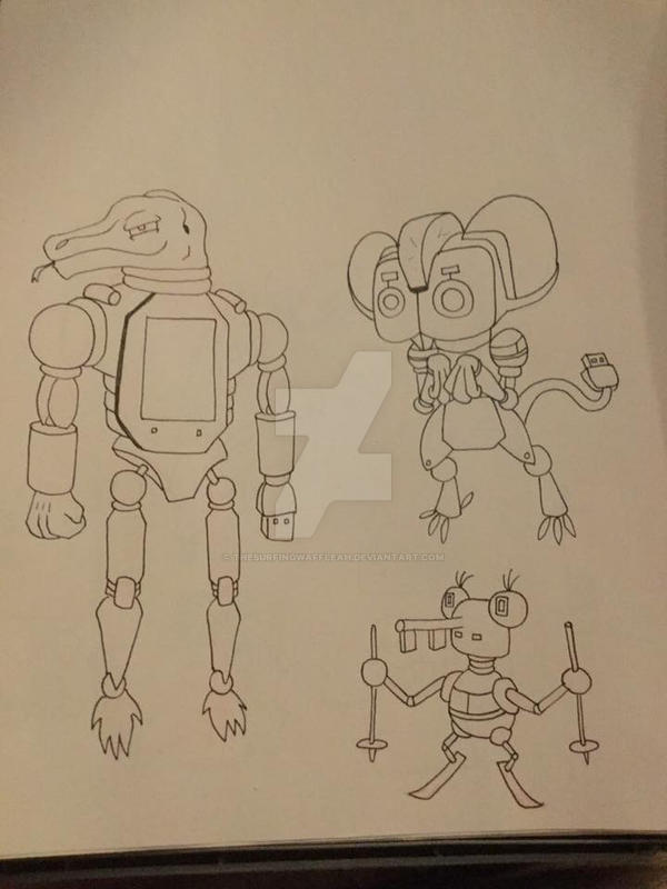 Robot Table Deviantart robot designs by TheSurfingWaffleAH on DeviantArt