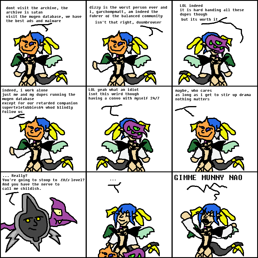 Crude Comic #12: MUGEN Archive Crap by Taurmega on DeviantArt