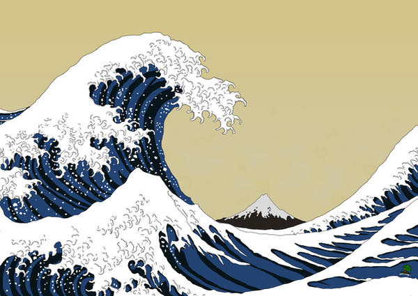 Japanese Wave by Wizardarts on DeviantArt