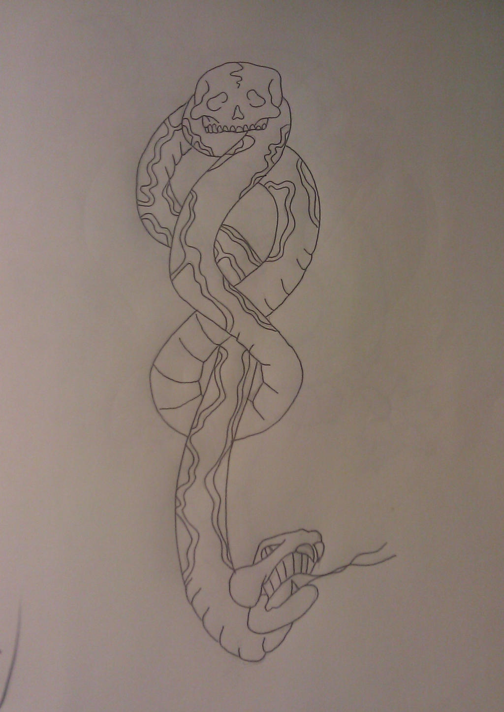 Snake and Skull