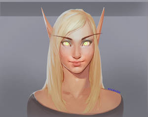 blood elf portrait 2