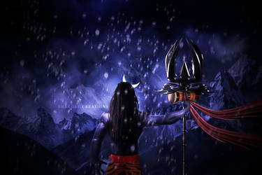 Shiva on Kailash