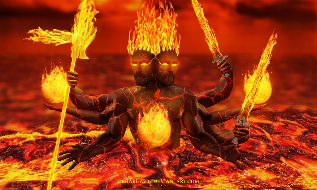 Agni The God Of Fire By Bhargav08 On Deviantart