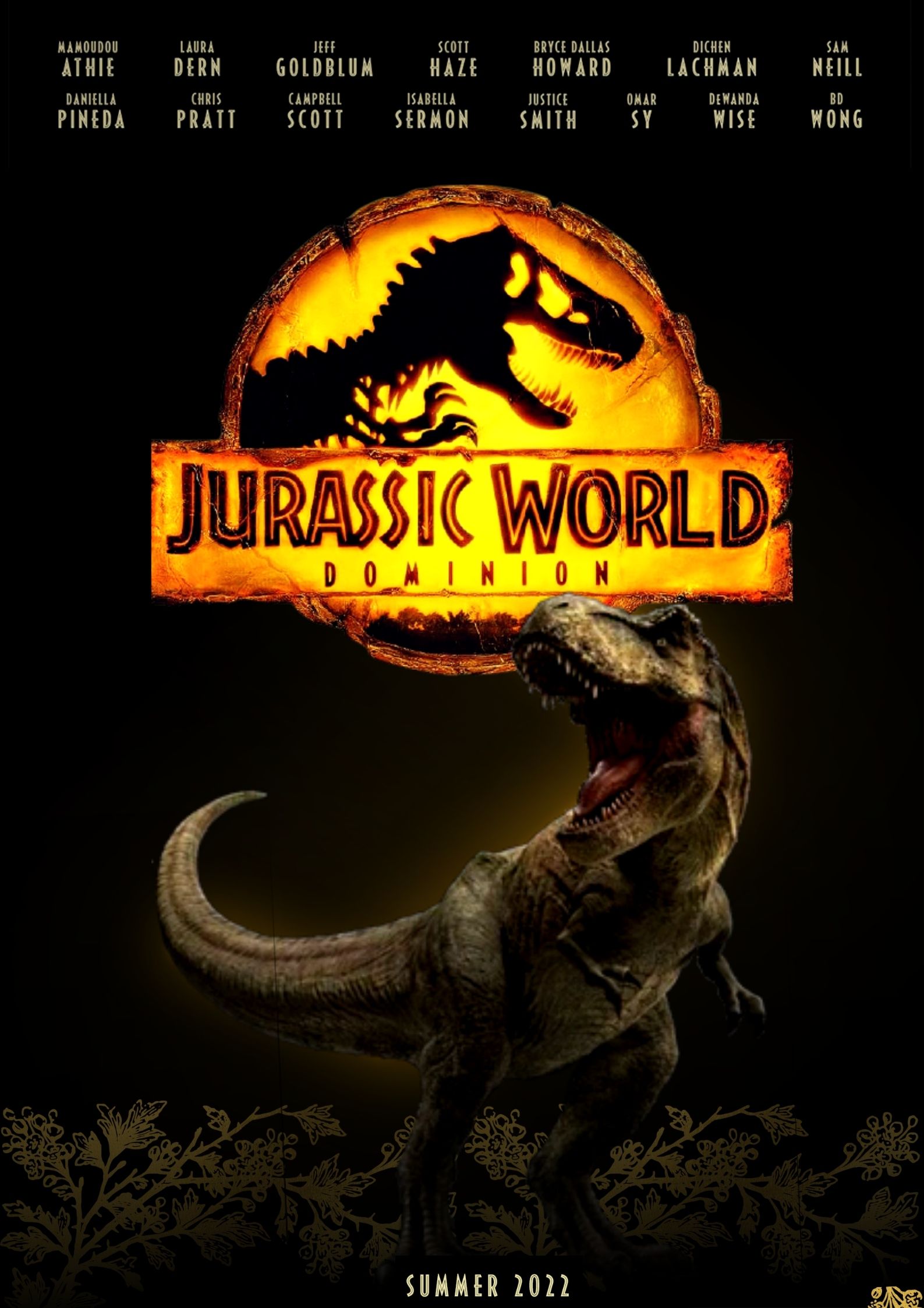 Jurassic World Dominion 2022 Poster 1 By Ramu017 On Deviantart 